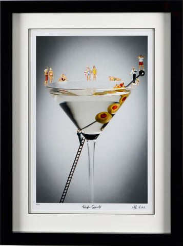 Mr Kuu High Spirits - Framed