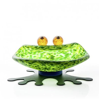 BOROWSKI GLASS - Hopper Bowl Green