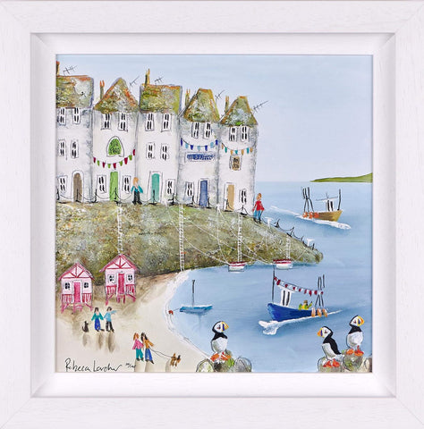 Rebecca Lardner, Harbour Hideaway I - Framed