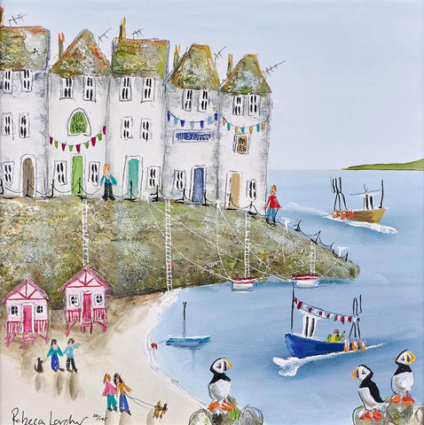 Rebecca Lardner, Harbour Hideaway I - Framed
