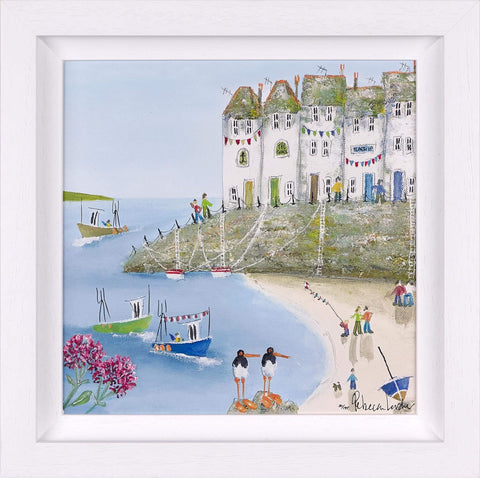 Rebecca Lardner, Harbour Hideaway II - Framed