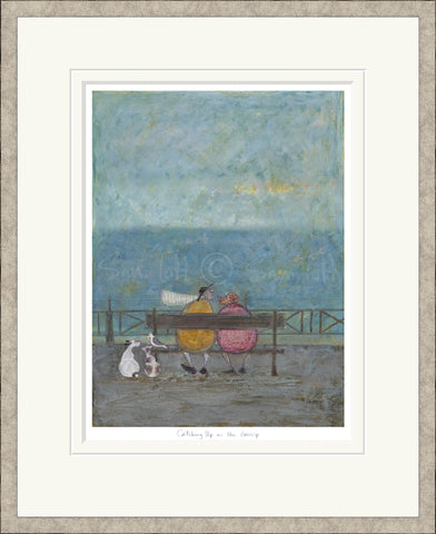 Sam Toft, Catching Up on the Gossip - Framed 