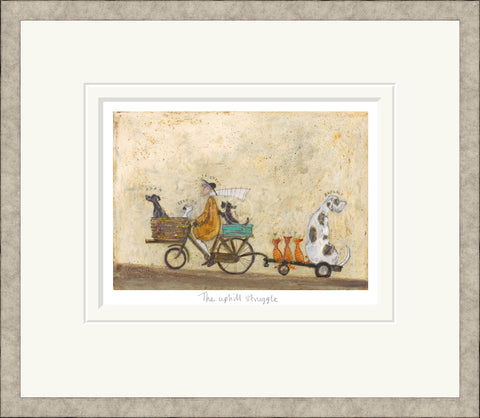 Sam Toft, The Uphill Struggle - Framed