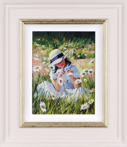 Sherree Valentine Daines, Daisy Whispers - Framed
