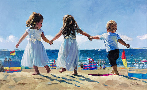 Sherree Valentine Daines, Joyful Summers day - Framed