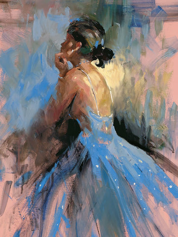 Sherree Valentine Daines, Rhapsody in Blue - Framed