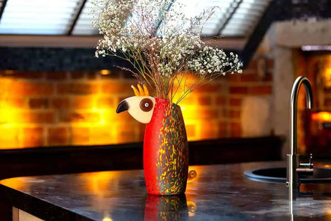 Loro Red Vase