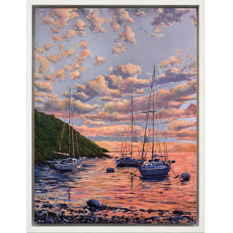 Stiliana Alexieva, Harbour of Peace - Framed