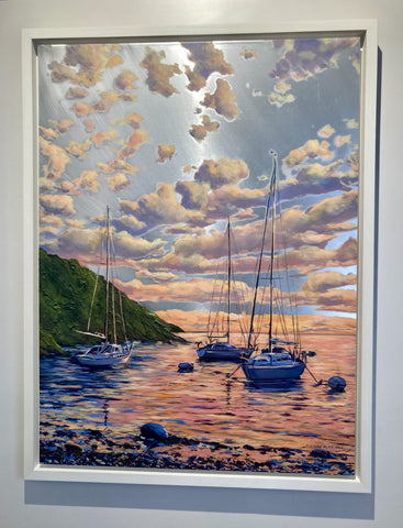 Stiliana Alexieva, Harbour of Peace - Framed