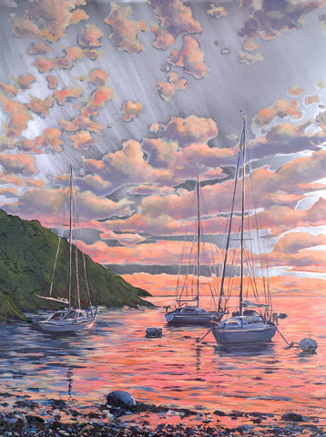 Stiliana Alexieva, Harbour of Peace - Framed