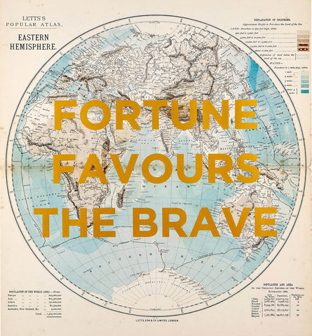 Real Hackney Dave, Fortune Favours the Brave - Framed