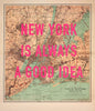 The Real Hackney Dave, New York is Always a Good Idea - Framed