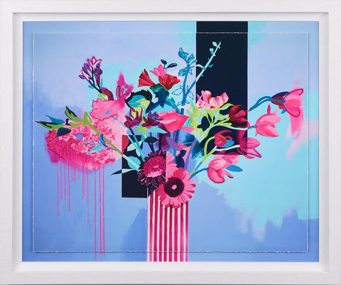 Tim Fowler, Electric Bloom - Framed