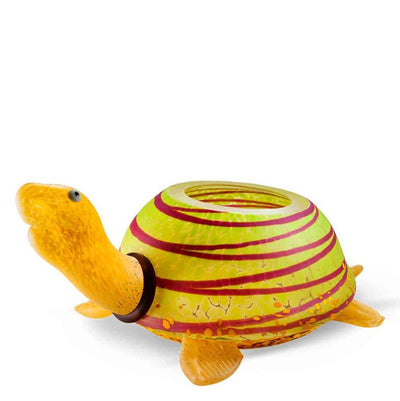 BOROWSKI GLASS - Toby Glass Bowl Turtle Lime Green