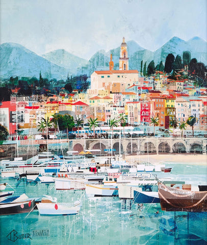 Tom Butler, Riviera Way - Framed