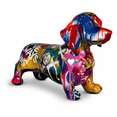 YUVI - Love Always Wins - Dachshund Original Sculpture