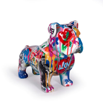 YUVI - Smile - Bulldog Original Sculpture