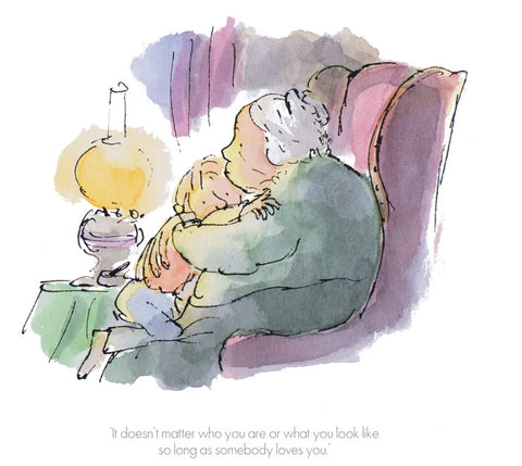 Quentin Blake, It doesn't matter who you are Framed