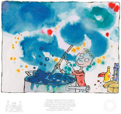 QUENTIN BLAKE - George's Marvellous Medicine - George Started To Stir His Marvellous Concoction (2017)