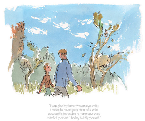 Quentin Blake I Was Glad My Father Was an Eye Smiler