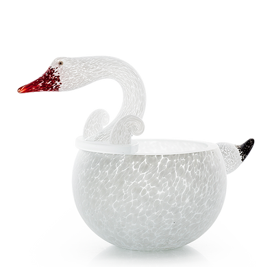BOROWSKI GLASS - Cygnet Bowl White