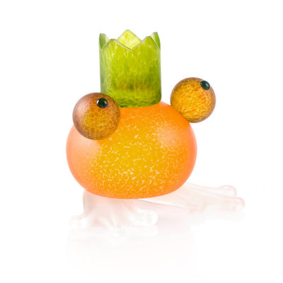 BOROWSKI GLASS - Frosch Candle Holder Orange