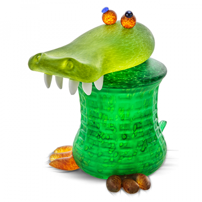 BOROWSKI GLASS - Gator Box Green