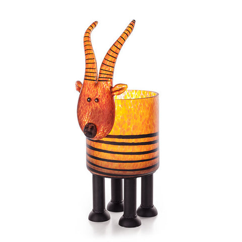 borowski-Antilope Vase Amber