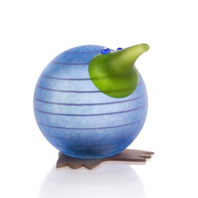 BOROWSKI GLASS - Kiwi Paperweight Light Blue
