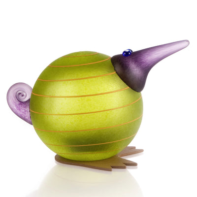 BOROWSKI GLASS - Kiwi Paperweight Lime Green