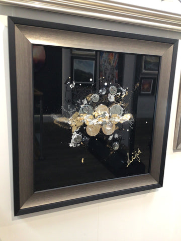 Clare Wright, Orbit Gold Small -Framed