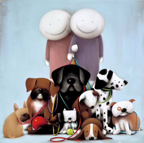 Doug Hyde, Love Comes in All Shapes and Sizes - Unframed 
