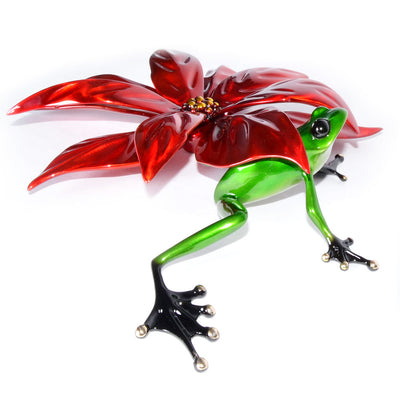 FROGMAN BRONZES - Poinsettia