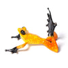 Sunbather Frogman Bronze Sculpture by Tim Cotterill - side profile
