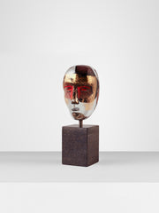 KOSTA BODA - Brains Hefaistos Gold/Red Limited Edition