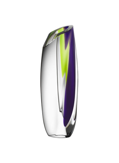 KOSTA BODA - Saraband Vase Purple/Green GW AC-19