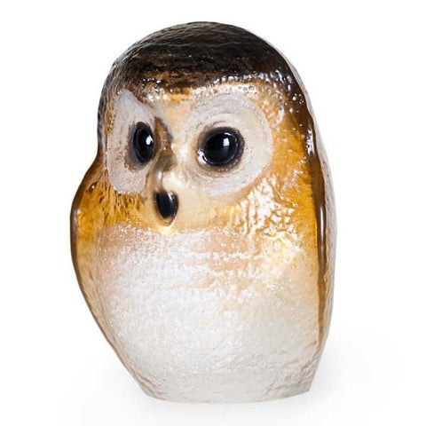 Mats Jonasson Owl Brown Small 