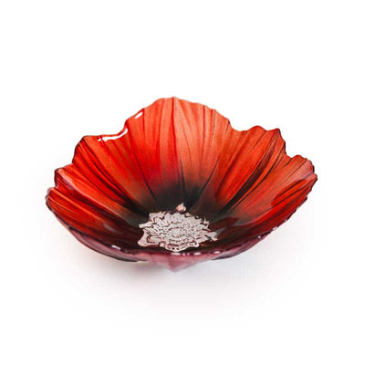 MALERAS - Poppy Bowl, Red/Black - Medium