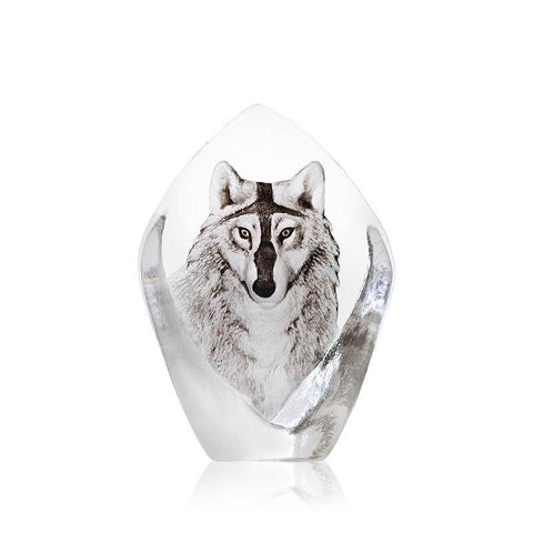Maleras Glass Painted Wolf
