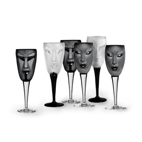 Mats Jonasson Electra Kubik  Wine Glass Collection