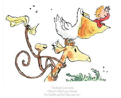 QUENTIN BLAKE - No Book Ever Ends