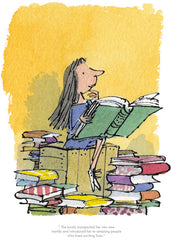 QUENTIN BLAKE - The Books Transported Her…