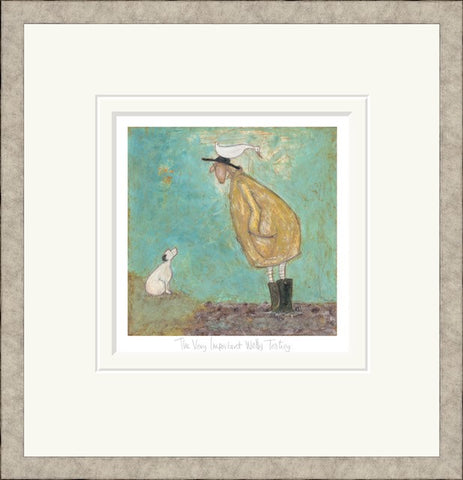 Sam Toft, The Very Important Welly Testing - Framed