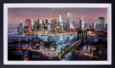 Tom Butler, Big City Lights - Framed 